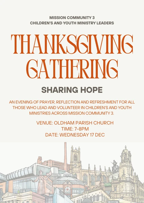 Thanksgiving Gathering for MC3 Children and Young People volunteers