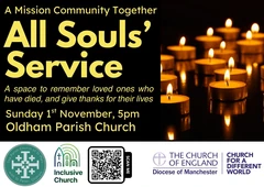 All Souls Service Poster